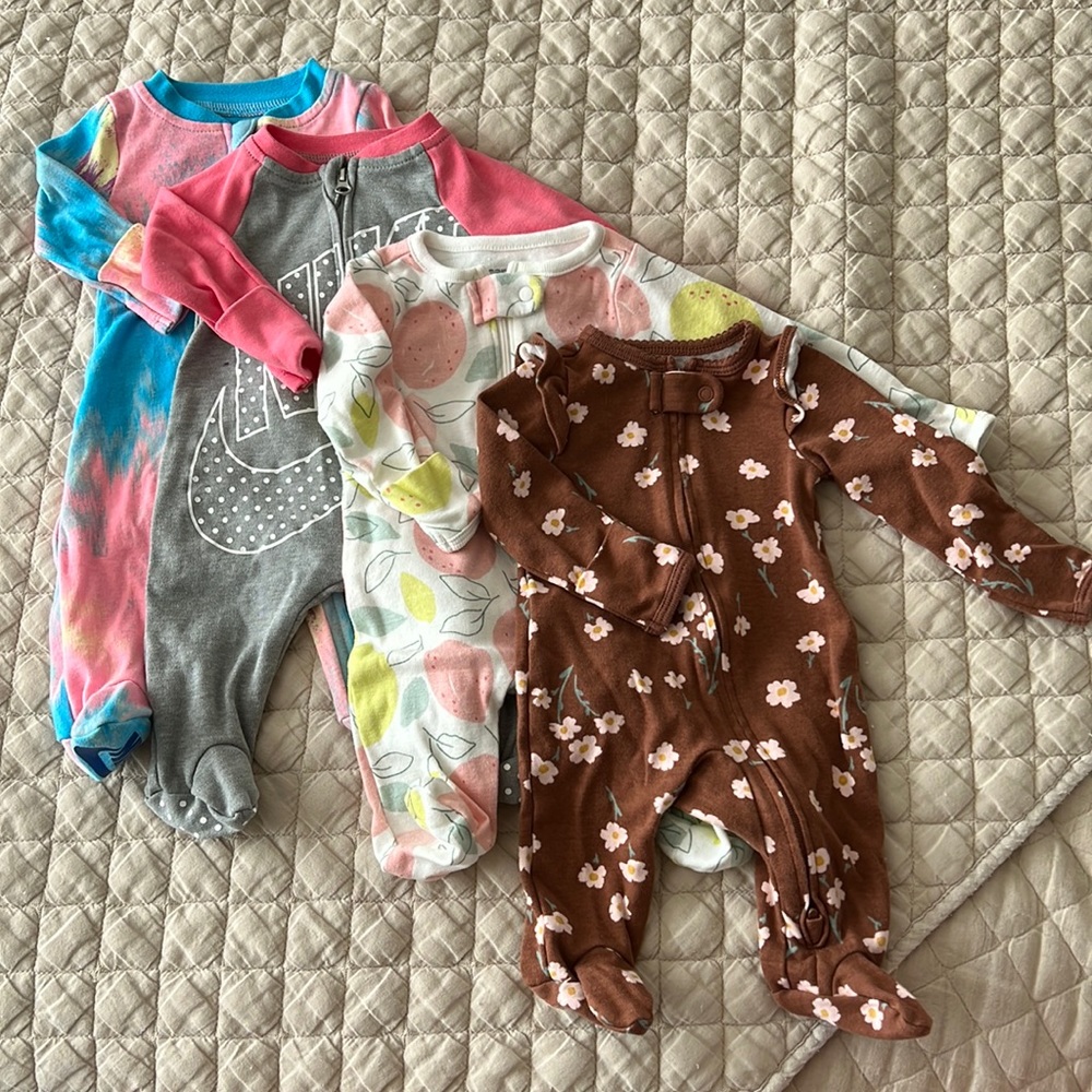 Nike & Carter’s Newborn Sleep & Play Pajamas